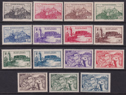 Libya 1946 Sc 1N1-15 Yt 28-42 Fezzan Air Post Set MNH** - Unused Stamps