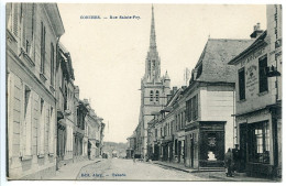 CONCHES Rue Sainte Foy ( Eglise - Boutique H. Buissson ) Dos Vert Non écrite - Très Bon état * Editeur Abry Tabacs - Conches-en-Ouche