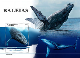 2024-05 - GUINEA BISSAU - WHALES      1V  MNH** - Ballenas