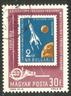 494 Hongrie 1963 Avion Airmail Space Espace Rocket Fusée (HON-403) - Used Stamps