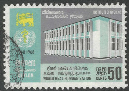 Ceylon. 1968 20th Anniversary Of World Health Organisation. 50c Used. SG 478. M7054 - Sri Lanka (Ceylon) (1948-...)