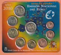 COFFRET EUROS ESPAGNE 2010 NEUF FDC -  8 MONNAIES + 1 COMMEMORATIVE - Spanje