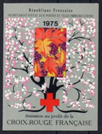 CARNET + ROUGE 1975**- (N°2024) - Red Cross