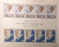 1983 - Monaco - MNH - Great Works Of Human Genius - Souvenir Sheet Of 5 X 2 Stamps - Blocks & Sheetlets