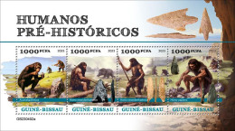 2024-05 - GUINEA BISSAU - PREHISTORIC HUMANS       4V  MNH** - Preistoria