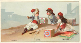 - Chromos -ref-chB951- Biscuits Huntley & Palmers - Greeks - Grecs - Griechen - Grèce - Greece - - Autres & Non Classés