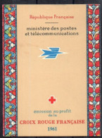 CARNET + ROUGE ** 1961 - (N°2010) - Red Cross