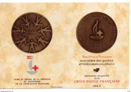 CARNET + ROUGE ** 1963 - (N°2012) - Red Cross