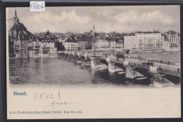Basel – Alte Rheinbrücke Tram Pferdewagen Am 1902 (17'104) - Basel