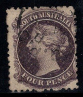 Australie-Méridionale 1868 Mi. 29 Oblitéré 80% 4 P, Reine Victoria - Usati