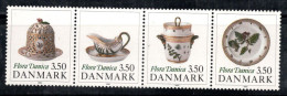 Danemark 1990 Mi. 977-980 Sans Gomme 100% Art, Porcelana - Unused Stamps