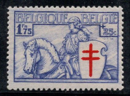 Belgique 1934 Mi. 391 Neuf * MH 100% Contre La Tuberculose, Cavalier 1,75 - Nuevos