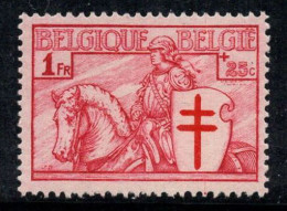Belgique 1934 Mi. 390 Neuf ** 100% Contre La Tuberculose, Chevalier 1 Fr - Unused Stamps