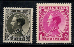 Belgique 1934 Mi. 382-383 Neuf ** 100% Le Roi Léopold III - Unused Stamps