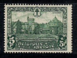Belgique 1930 Mi. 297 Neuf * MH 100% Contre La Tuberculose, Châteaux, 5 Fr - Ungebraucht