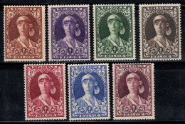 Belgique 1931 Mi. 315-321 Neuf * MH 100% Contre La Tuberculose, La Reine Elizabeth - Unused Stamps