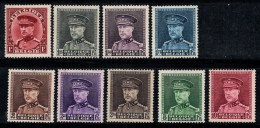 Belgique 1931 Mi. 305-313 Neuf ** 100% Le Roi Albert I - Unused Stamps