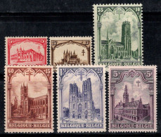 Belgique 1928 Mi. 244-249 Neuf ** 100% Contre La Tuberculose, Monuments - Ungebraucht