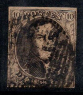 Belgique 1849-50 Mi. 3A Oblitéré 100% 10 C, Roi Léopold I - 1849-1850 Medaglioni (3/5)