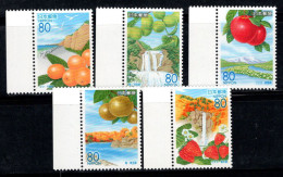 Japon 2006 Mi. 4072-4076 Neuf ** 100% Fruits, Flore - Unused Stamps