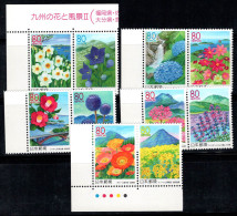 Japon 2006 Mi. 3995-4004 Neuf ** 100% Fleurs, Flore - Nuevos