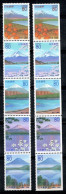 Japon 1999 Mi. 2706AD-2710AD Neuf ** 100% PAYSAGES, Yamanashi - Unused Stamps