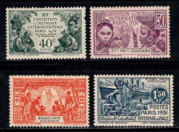 Océanie 1931 Yv. 80-83 Neuf ** 80% Exposition Coloniale - Unused Stamps