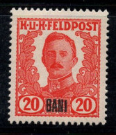 Autriche 1918 Mi. VI Neuf ** 100% Poteau De Campagne, 20 B Surimprimé - Unused Stamps