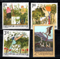 Liechtenstein 2003 Mi. 1322-1325 Neuf ** 100% RAISINS, Cigogne - Unused Stamps