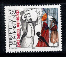 Liechtenstein 2001 Mi. 1274 Neuf ** 100% 3.50 Fr, Rheinberger - Unused Stamps