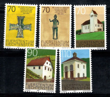 Liechtenstein 2001 Mi. 1266-1267 Neuf ** 100% Croix, Églises - Unused Stamps