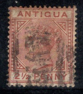 Antigua 1882 Mi. 9 Oblitéré 100% Queen Victoria, 2 1/2 L - 1960-1981 Autonomie Interne