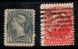 Canada 1893 Mi. 35-36 Oblitéré 100% La Reine Victoria - Used Stamps