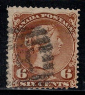 Canada 1868 Mi. 22 Oblitéré 100% 6 , Reine Victoria - Used Stamps