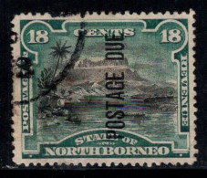 Bornéo Du Nord 1895 Mi. 7 Oblitéré 100% 18 C Timbre-taxe - Borneo Del Nord (...-1963)