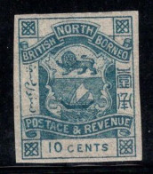 Bornéo Du Nord 1888 Mi. 33 Neuf * MH 80% 10 °C, Non Dentelé - Borneo Del Nord (...-1963)