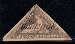 Cap De Bonne-Espérance 1853 Mi. 3 Oblitéré 100% 6 P, Allégorie - Cape Of Good Hope (1853-1904)