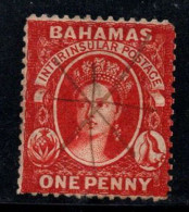 Bahamas 1863 Mi. 5C Oblitéré 40% Reine Victoria, 1 P - 1859-1963 Colonia Britannica