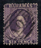 Bahamas 1860 Mi. 4 Oblitéré 40% Reine Victoria, 6 P - 1859-1963 Colonia Britannica