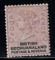 Bechuanaland 1887 Mi. 13 Neuf * MH 100% Reine Victoria, 4 P - 1882-1885 Stellaland