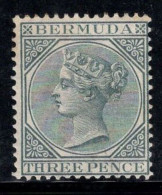 Bermudes 1883 Mi. 18 Neuf * MH 80% Reine Victoria, 3 P - Bermuda