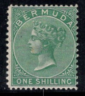 Bermudes 1865 Mi. 5A Neuf * MH 100% 1 Sh, Reine Victoria - Bermuda