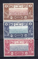 Còte Francaise Des Somalis- 1938-Vue De Djibouti- 5Fr,10Fr,20Fr.New With Trace Of Hinge. - Unused Stamps