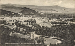 CPA Peebles Schottland, Panorama Vom Neidpath Castle - Other & Unclassified