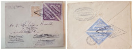 O) 1932 PARAGUAY, VIA GRAF ZEPPELIN,  AIRSHIP GRAF ZEPPELIN 16p Violet, - TRIANGLE , SERVICIO AEREO  CONDOR ZEPPELIN, TR - Paraguay