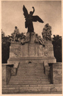 (RECTO / VERSO) BEZIERS - N° 8 - LE MONUMENT AUX MORTS PAR INJALBERT - CPA NON VOYAGEE - Beziers