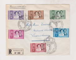 LUXEMBOURG 1953 Nice Registered  Cover - Covers & Documents