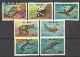 Tanzania 1994 Mi 1775-1781 MNH  (ZS4 TNZ1775-1781) - Dolphins