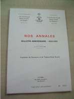 Bulletin Anniversaire 1926-1982  EXPO DE SOUVENIRS ET DE TIMBRES POSTE SCOUTS  Tirage N°91 Sur 500 - Herdenkingsdocumenten