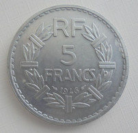 5 FRANCS 1946 V OUVERT  ALUMINIUM Ref 339/6 TRES RARE En SPL   Pas De Trace ,pas De Rayure Neuve Belle Patine - 5 Francs